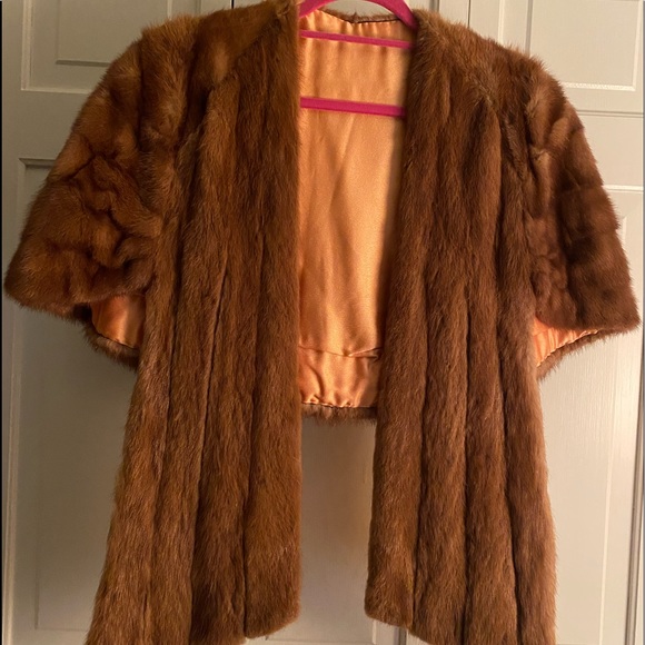 Mink Cape/Shawl Authentic - Picture 1 of 16
